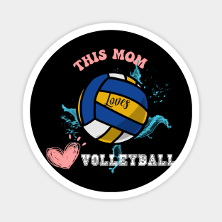 Volleyball Mom Design Magnet